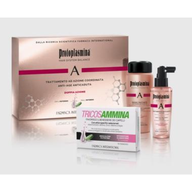 Protoplasmina - Kit Hair System Balance - Trattamento azione coordinata Anti-Age Anticaduta