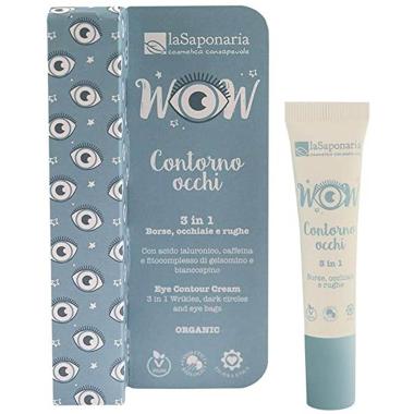 La Saponaria Linea Wow Crema Contorno Occhi 3 in 1 Eye Contour Cream - 15 ml