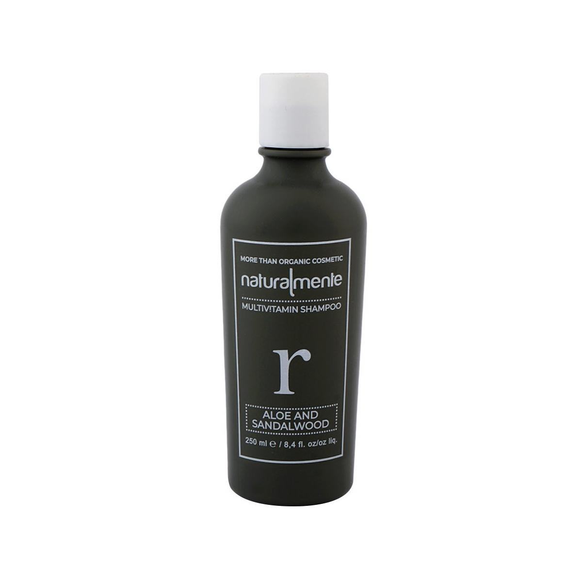 Naturalmente Multivitamin Shampoo Aloe & Sandalwood 250ml - Shampoo capelli danneggiati