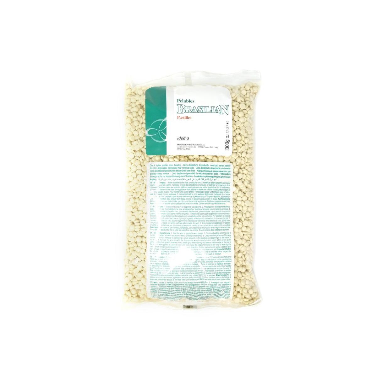 XANITALIA Cera Pelable Bianca Vaniglia Pastilles 1000 Gr