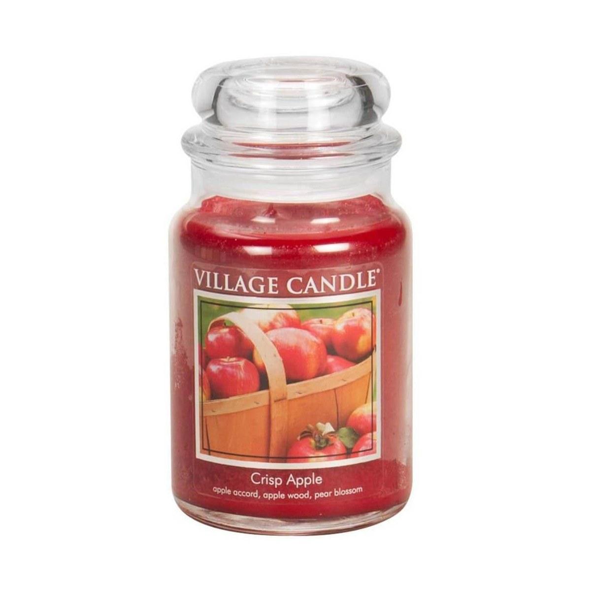 Village Candle Candela profumata Crisp Apple (602 gr)