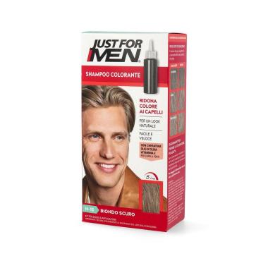 JUST FOR MEN Shampoo Colorante Biondo Scuro Naturale H15