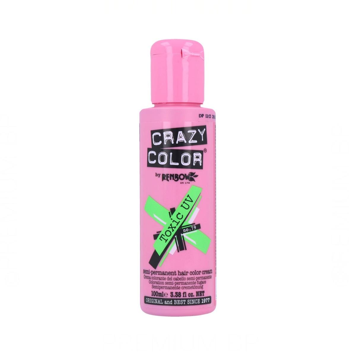 Crazy color Semipermanente Toxic UV 100ml n.79