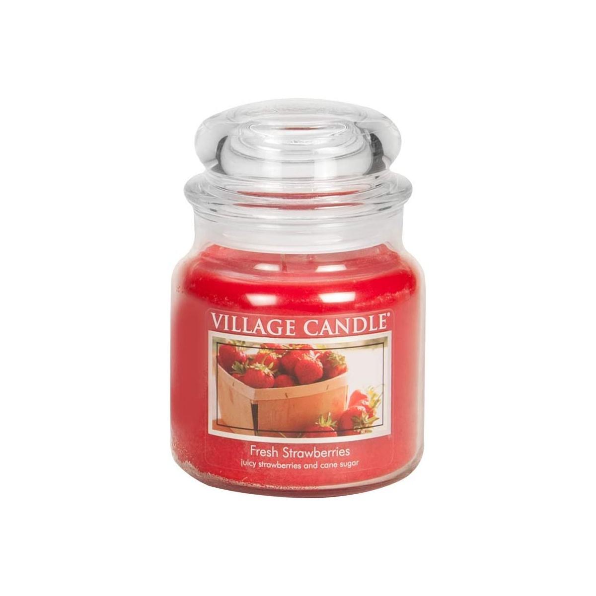 Village Candle - Fresh Strawberries 16 oz