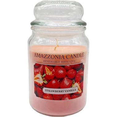 Amazzonia Candle Strawberry Vanilla 530 gr