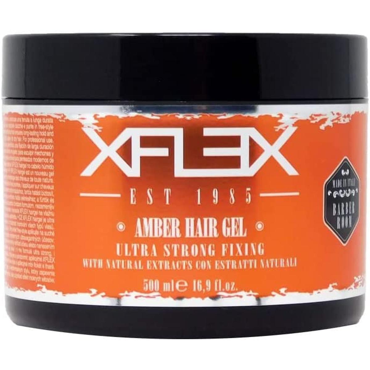 Xflex Amber Hair Gel Ultra Strong Fixing 500 ml