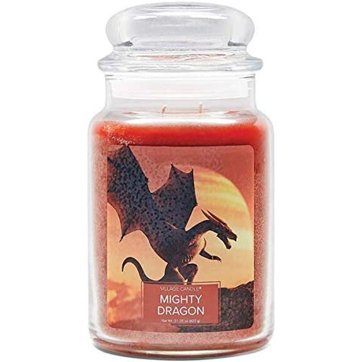 Village Candle Mighty Dragon jar