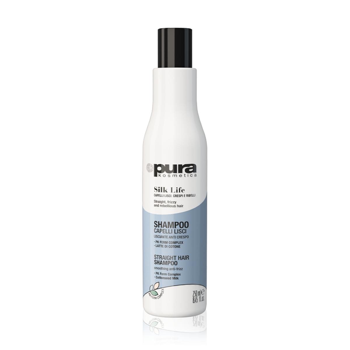 Pura Kosmetica - Silk Life Shampoo Capelli Lisci Anti Crespo 250 ml