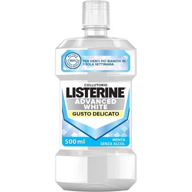 Listerine Collutorio  Advance White Gusto Delicato 500ml