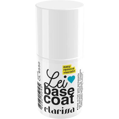Clarissa - Lei Base Coat Semipermanente con Cheratina per Unghia