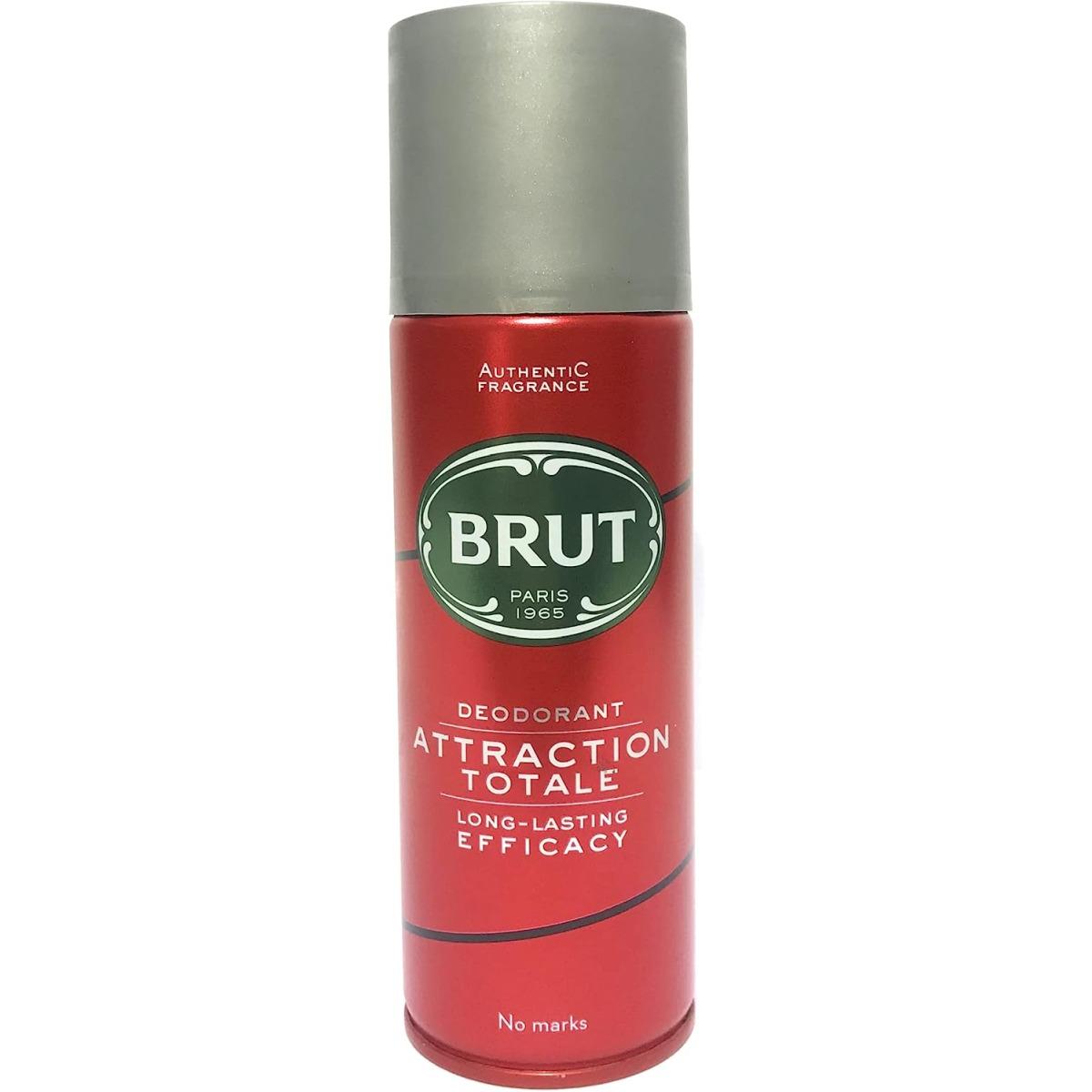 Brut - Deodorant Attraction Totale Lunga Efficacia e Durata 200 ml