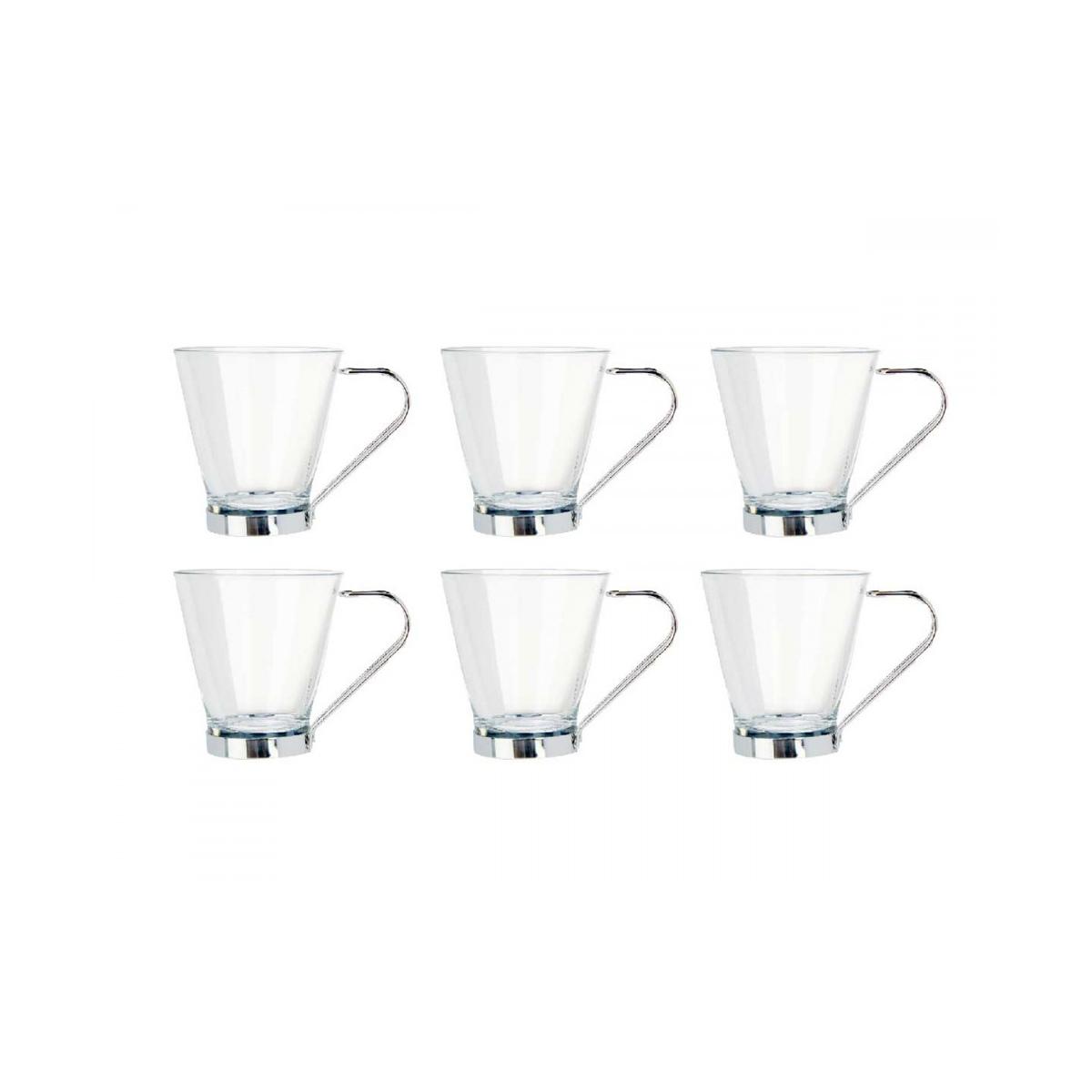 Casa e Benessere - bicchiere da caffè set da 6 pezzi 85ml
