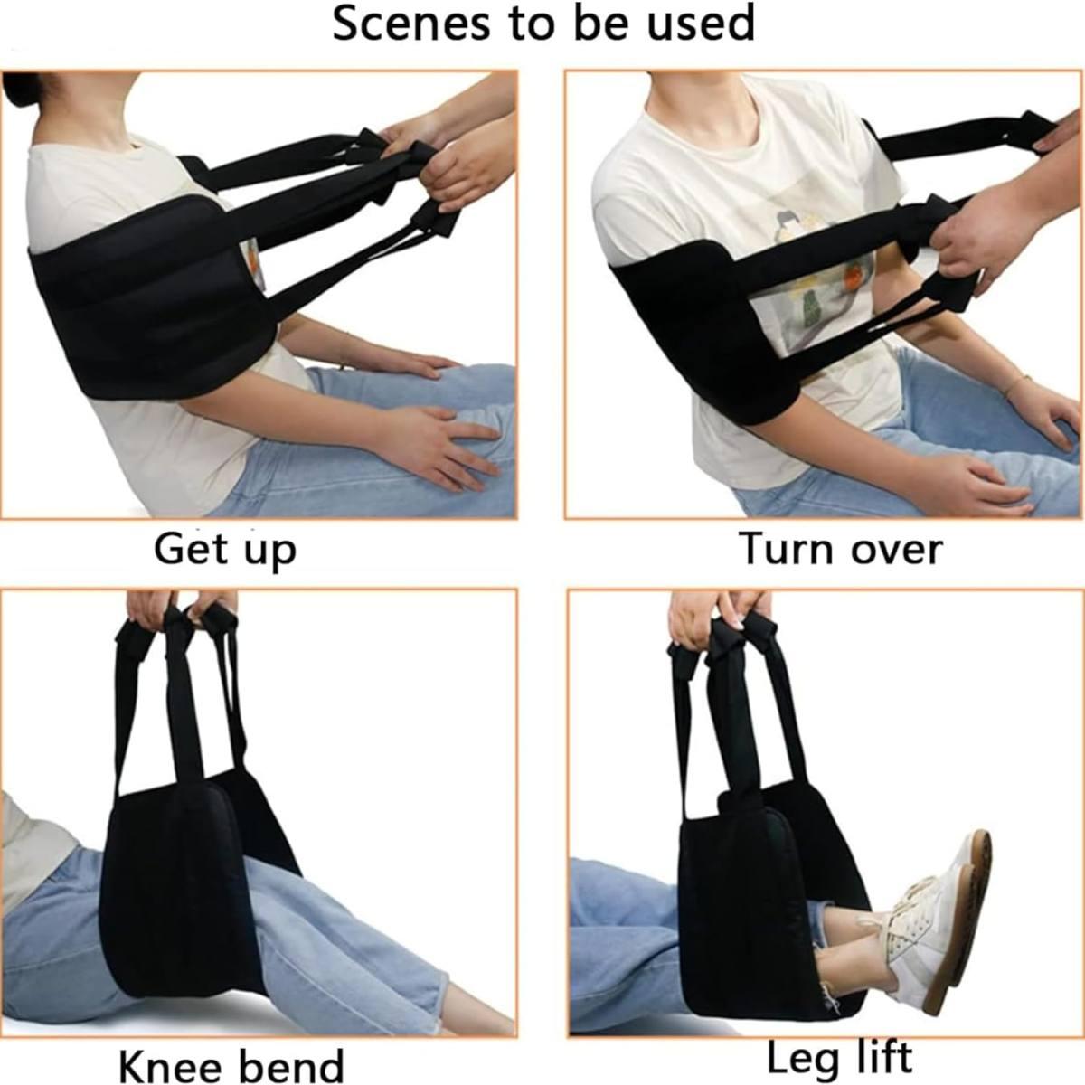 Casa e Benessere - Cintura di trasferimento per pazienti o disabili deambulazione 80 cm