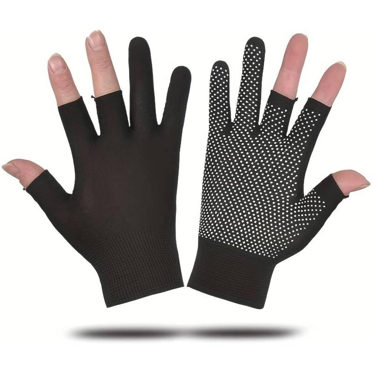Jamila Guanti da Pesca Antiscivolo Estivi Sportivi tre dita