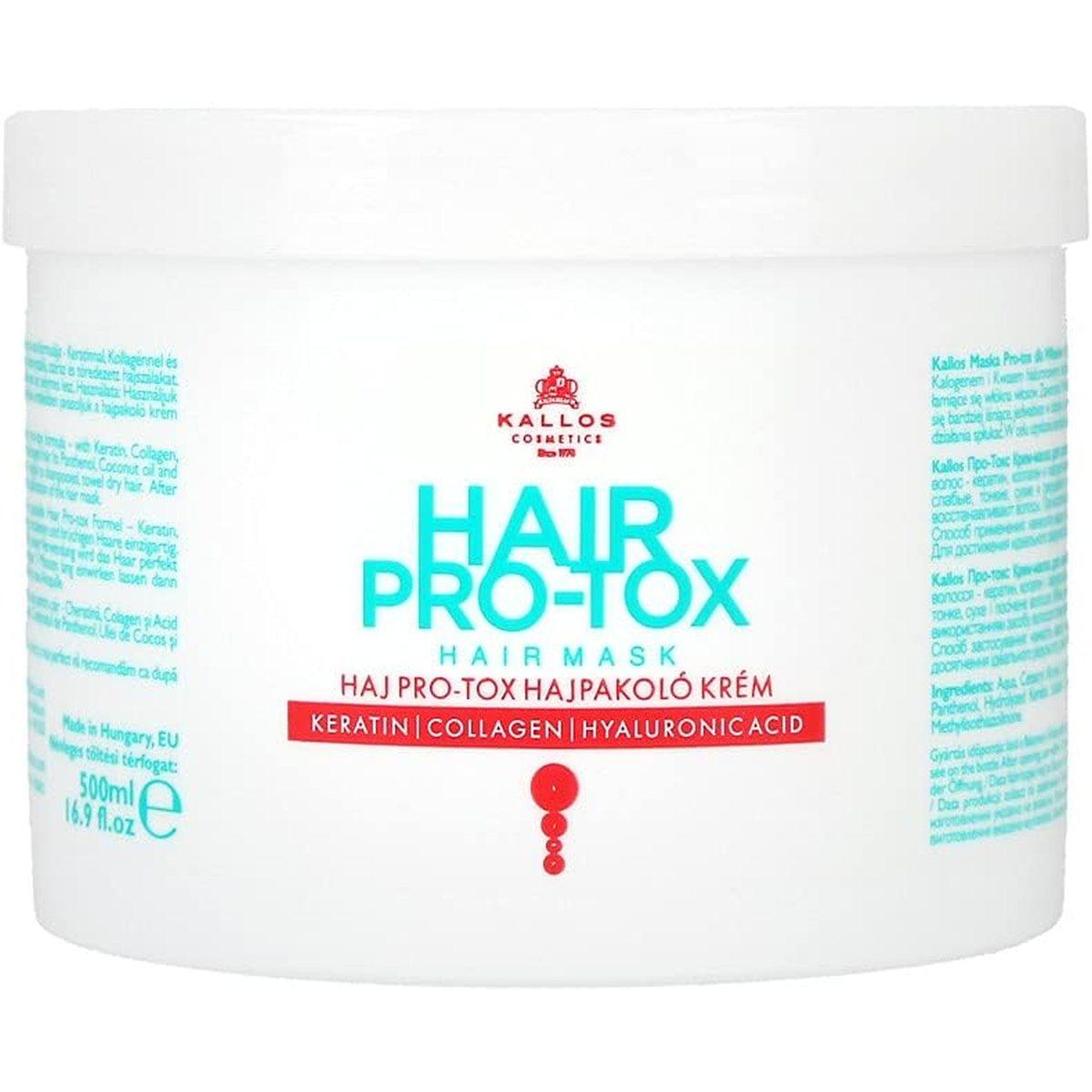 Kallos KJMN Hair Pro-Tox Cream Hair Mask Keratin Collagen 500 ml